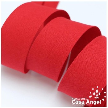 CINTA BIÉS ALGODÓN TONOS ROJOS 30mm