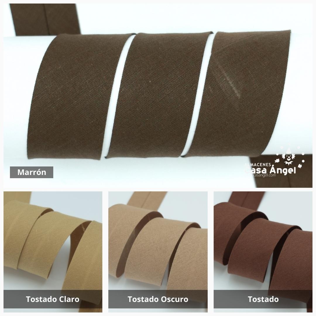 CINTA BIÉS ALGODÓN TONOS MARRÓN 30mm
