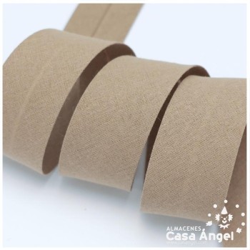 CINTA BIÉS ALGODÓN TONOS MARRÓN 30mm
