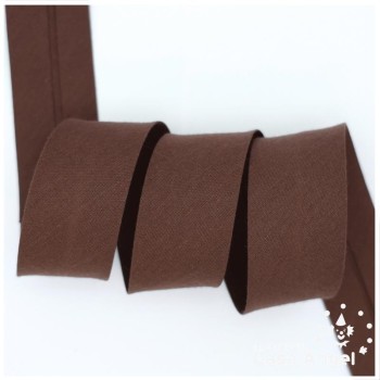 CINTA BIÉS ALGODÓN TONOS MARRÓN 30mm