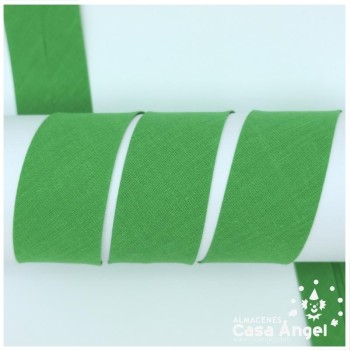 CINTA BIÉS ALGODÓN EN TONOS VERDES 30mm