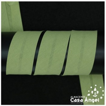 CINTA BIÉS ALGODÓN EN TONOS VERDES 30mm