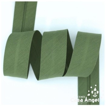CINTA BIÉS ALGODÓN EN TONOS VERDES 30mm