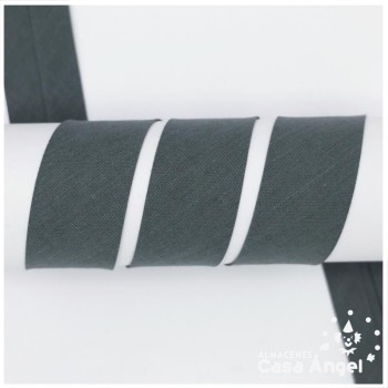 CINTA BIÉS ALGODÓN TONOS GRISES 30mm