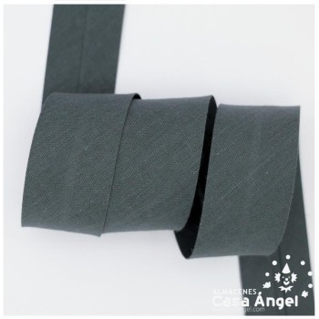CINTA BIÉS ALGODÓN TONOS GRISES 30mm