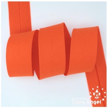 CINTA BIÉS ALGODÓN TONOS NARANJA 30mm