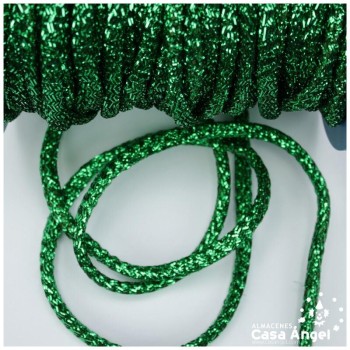 CORDÓN TUBULAR DECORATIVO METALIZADO 7mm