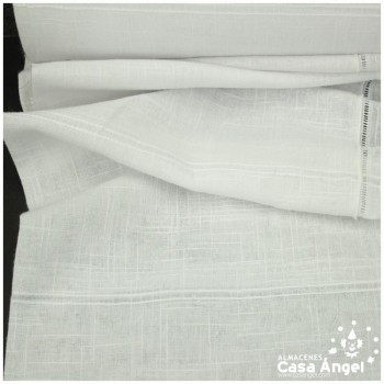 VISILLO COLOR BLANCO CON VAINICA SERIE FLAMNATUR 280cm