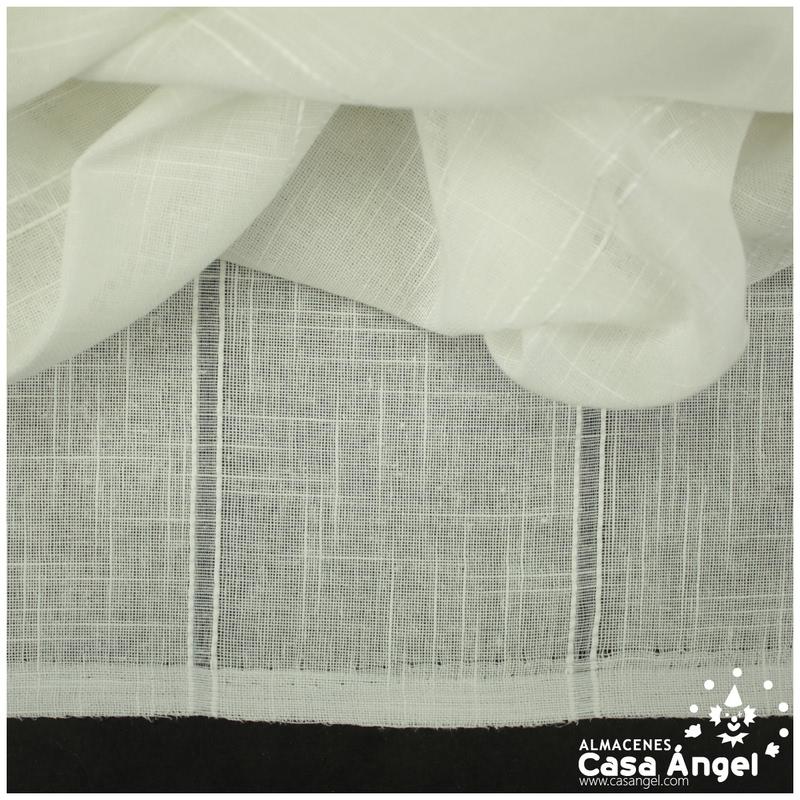 VISILLO COLOR IVORY CON VAINICA SERIE FLAMNATUR 280cm