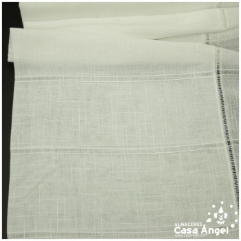 VISILLO COLOR IVORY CON VAINICA SERIE FLAMNATUR 280cm