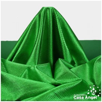 TELA PUNTO FOIL RELIEVE VERDE BRILLANTE
