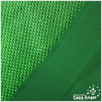 TELA PUNTO FOIL RELIEVE VERDE BRILLANTE