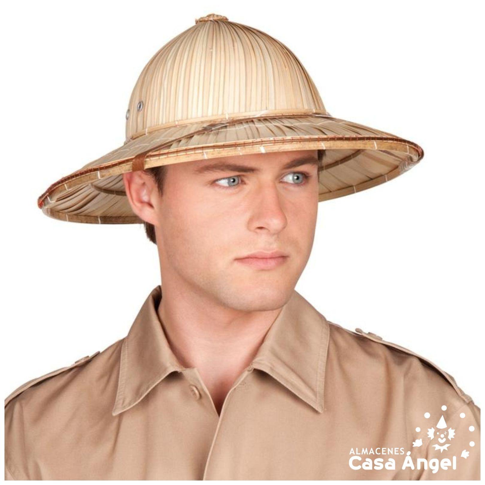 SOMBRERO EXPLORADOR SAFARI DE BAMBÚ PARA ADULTO