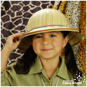 SOMBRERO EXPLORADOR SAFARI DE BAMBÚ PARA ADULTO