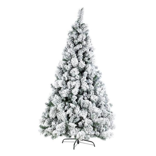 ÁRBOLES DE NAVIDAD CERMIS CUBIERTOS DE NIEVE
