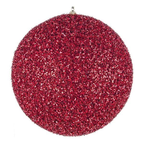 COLGANTE ANGELICA BOLA ROJA 35cm