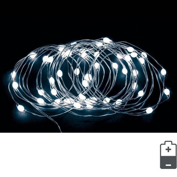 MICROLED 50 LUCES BLANCAS EN ALAMBRE