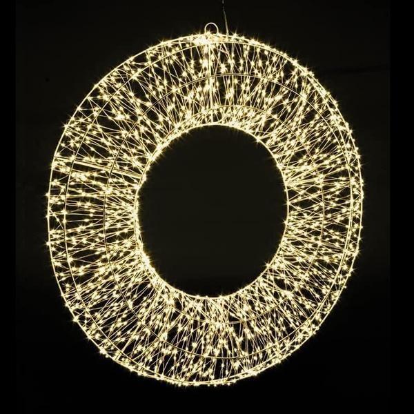 CORONA DE 1140 LED CÁLIDAS 50cm