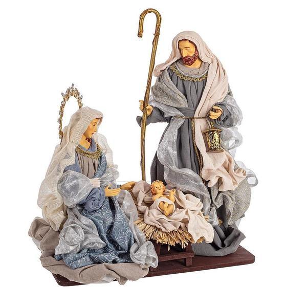 FIGURA SAGRADA FAMILIA AZUL CLARO 51cm