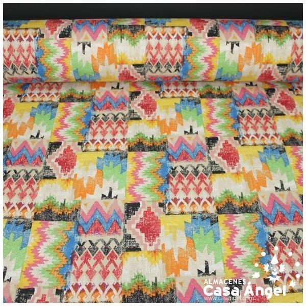 LONETA ESTAMPADA MULTICOLOR ARIZONA 280cm