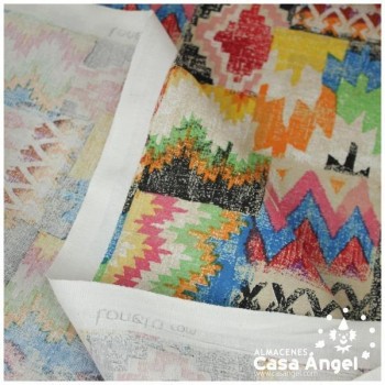 LONETA ESTAMPADA MULTICOLOR ARIZONA 280cm