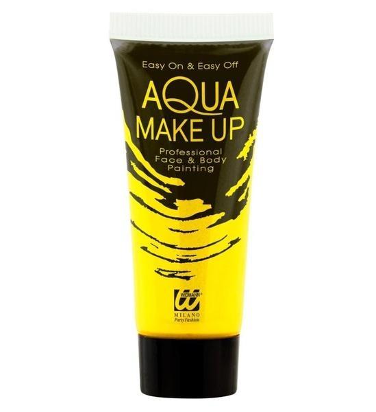 MAQUILLAJE AL AGUA NEON AMARILLO 30ml