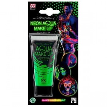 MAQUILLAJE AL AGUA NEON VERDE 30ml