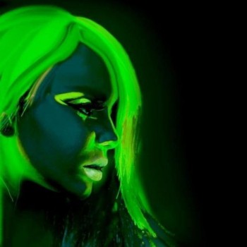 MAQUILLAJE AL AGUA NEON VERDE 30ml
