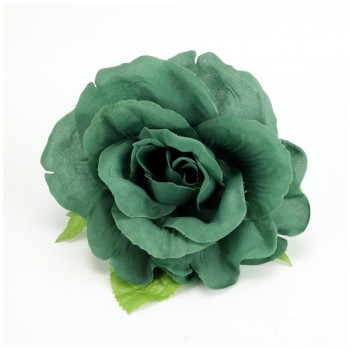 FLOR SINTÉTICA MEDIANA CON TALLE ALAMBRADO PARA FLAMENCO 12cm