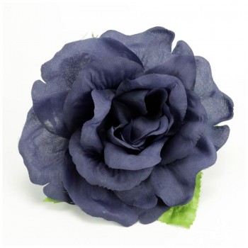 FLOR SINTÉTICA MEDIANA CON TALLE ALAMBRADO PARA FLAMENCO 12cm