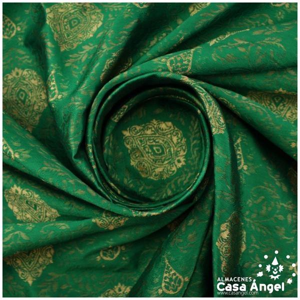 BROCADO BARROCO VERDE SERIE PANDORA 150cm