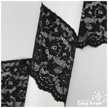 PUNTILLA BORDADO FLORAL MECÁNICO 11cm