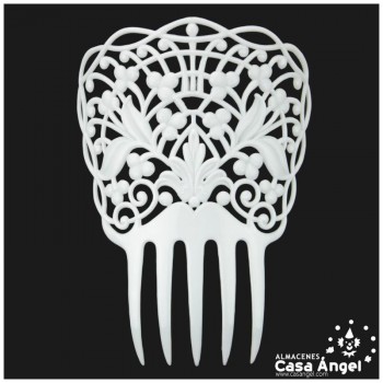 PEINETA FLAMENCA CALADA ADULTO 19x13cm