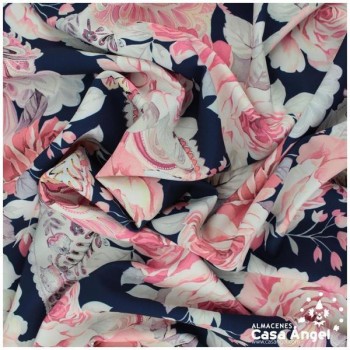 NEOPRENO ELÁSTICO ESTAMPADO FLORES SERIE LASTIC 150cm