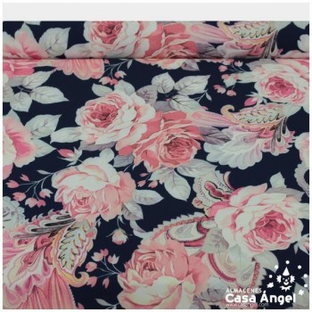 NEOPRENO ELÁSTICO ESTAMPADO FLORES SERIE LASTIC 150cm