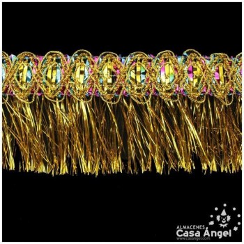 FLECO LÁMINAS RIBETE ONDAS MULTICOLOR 6cm