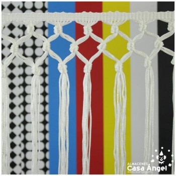 FLECO CUQUILLO BLANCO CALADO DE TRES NUDOS 17cm