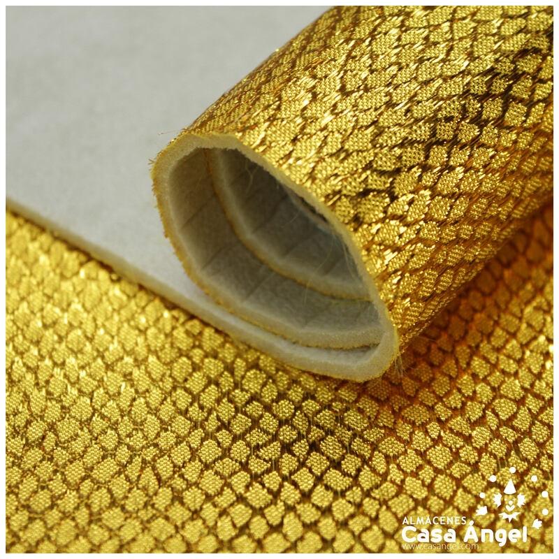 TELA FOAMIZADA TOPAZ DORADA SERIE VALINOS 115cm