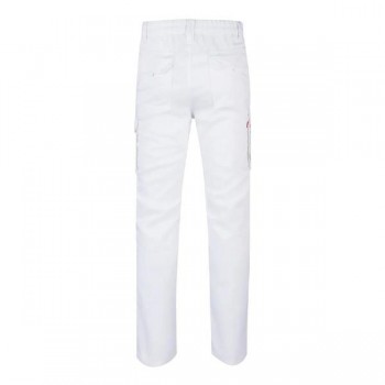 PANTALÓN MULTIBOLSILLOS STRETCH BLANCO VELILLA