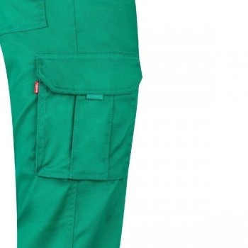 PANTALÓN MULTIBOLSILLOS STRETCH VERDE VELILLA