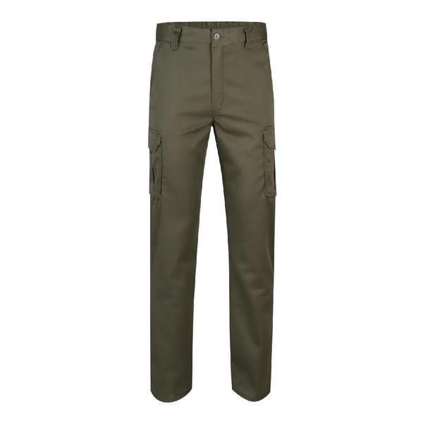 PANTALÓN MULTIBOLSILLOS STRETCH VERDE CAZA VELILLA