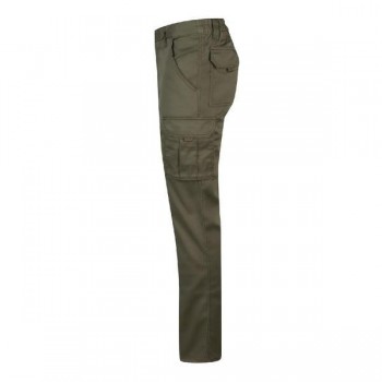 PANTALÓN MULTIBOLSILLOS STRETCH VERDE CAZA VELILLA