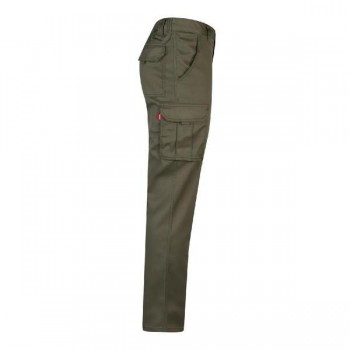 PANTALÓN MULTIBOLSILLOS STRETCH VERDE CAZA VELILLA