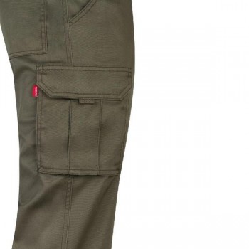 PANTALÓN MULTIBOLSILLOS STRETCH VERDE CAZA VELILLA