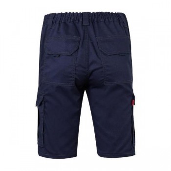 BERMUDA STRETCH AZUL MARINO NAVY CON BOLSILLOS LATERALES VELILLA