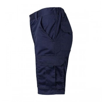 BERMUDA STRETCH AZUL MARINO NAVY CON BOLSILLOS LATERALES VELILLA