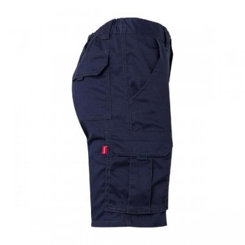 BERMUDA STRETCH AZUL MARINO NAVY CON BOLSILLOS LATERALES VELILLA
