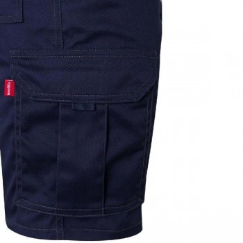 BERMUDA STRETCH AZUL MARINO NAVY CON BOLSILLOS LATERALES VELILLA