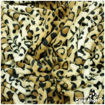 CORALINA ESTAMPADA BICOLOR LEOPARDO 150cm