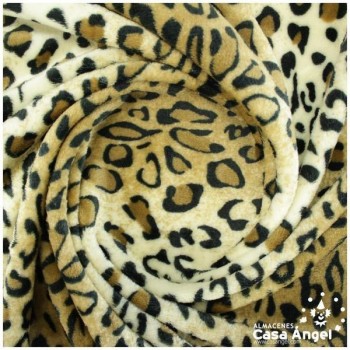 CORALINA ESTAMPADA BICOLOR LEOPARDO 150cm